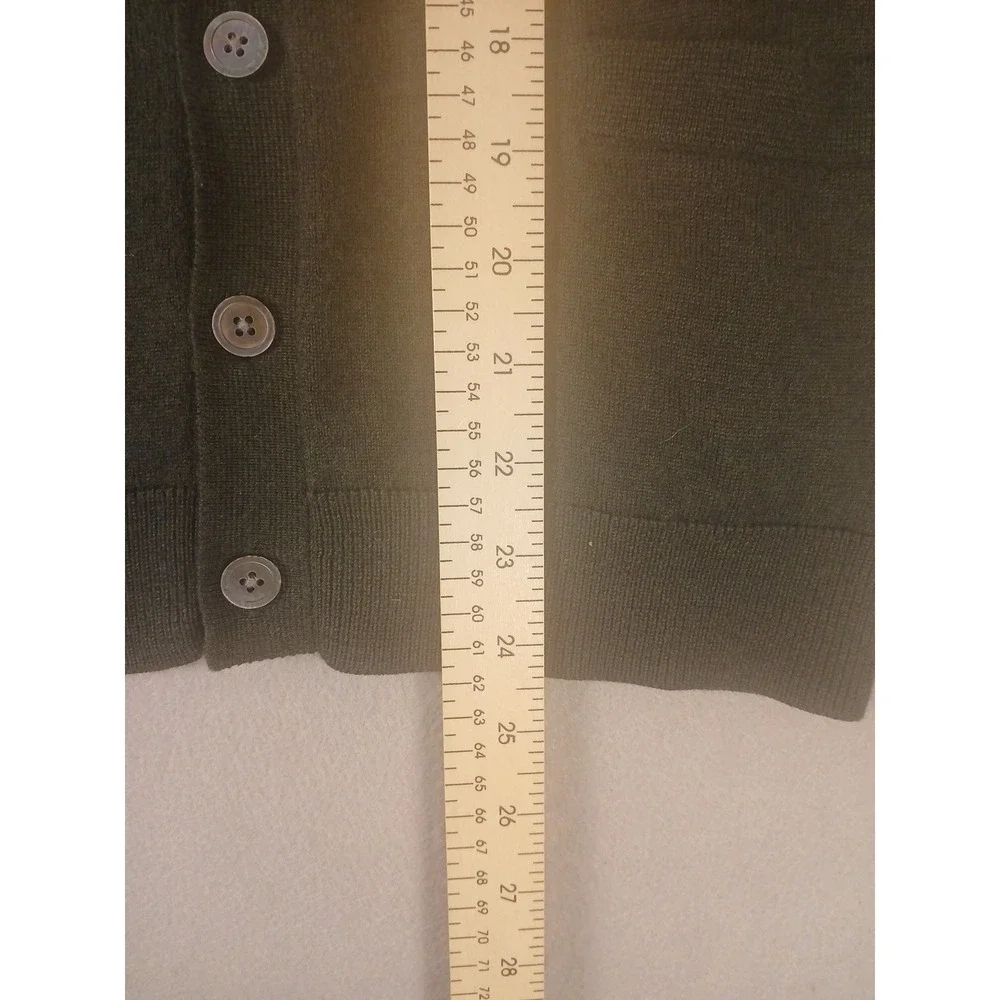 Brooks Brothers Ultimate Merino wool cardigan sweater Sz Large  Dark Green!!